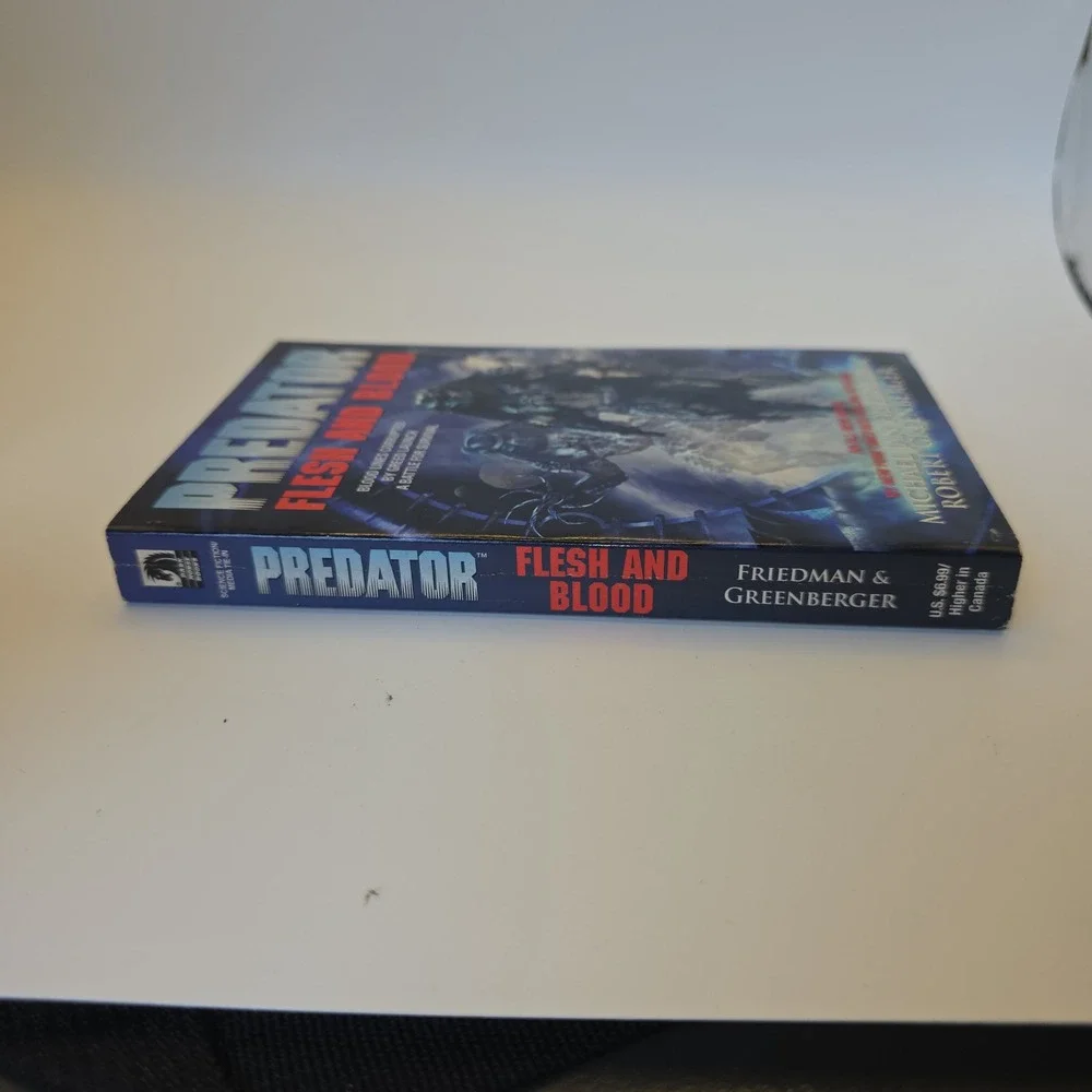 Predator Flesh and Blood Novel Michael Jan Friedman Robert Greenberger 2007 PB‎